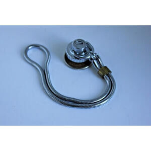 Vintage Metal Snake Chain Camera Wrist Strap with a swivel clip and Camera Screw